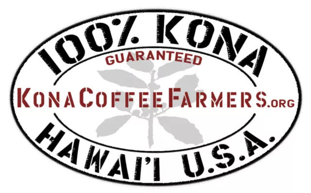 100% Hawaiian / Kona Coffee Beans Medium Roasted 4 Pounds In 1 Pound Bags