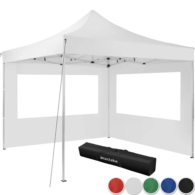 Gazebo Da Giardino WOLTU 3x6m Pieghevole - Impermeabile Con Pareti Laterali, Protezione UV E Custodia, Beige - Foto 5