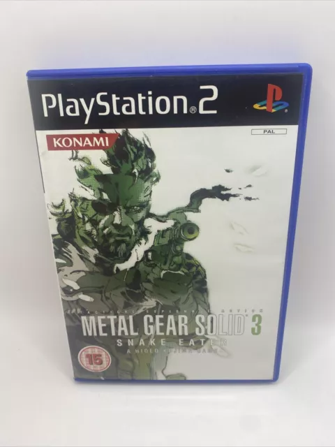 Metal Gear Solid 3 Snake Eater PlayStation 2 Ps2 Game With Manual VGC Free Post