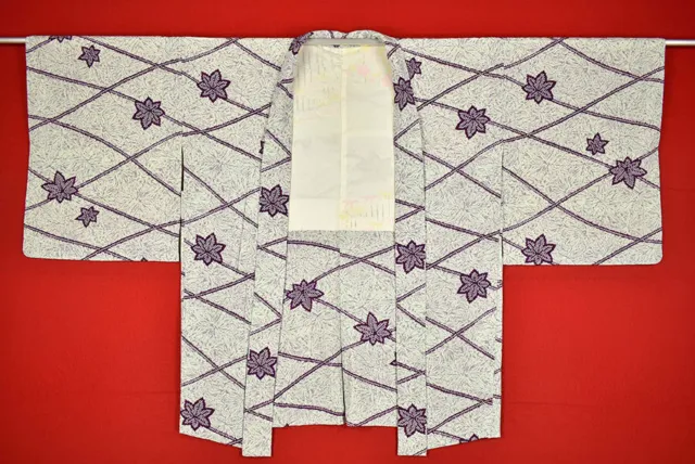Vintage Japanese Kimono Silk Antique BORO HAORI Kusakizome Dyed/B665/520