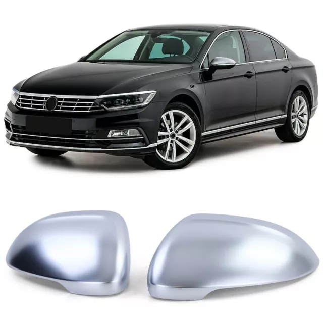 Coprispecchietti argento opaco da sostituire per VW Passat berlina variante B8 3G dal 14