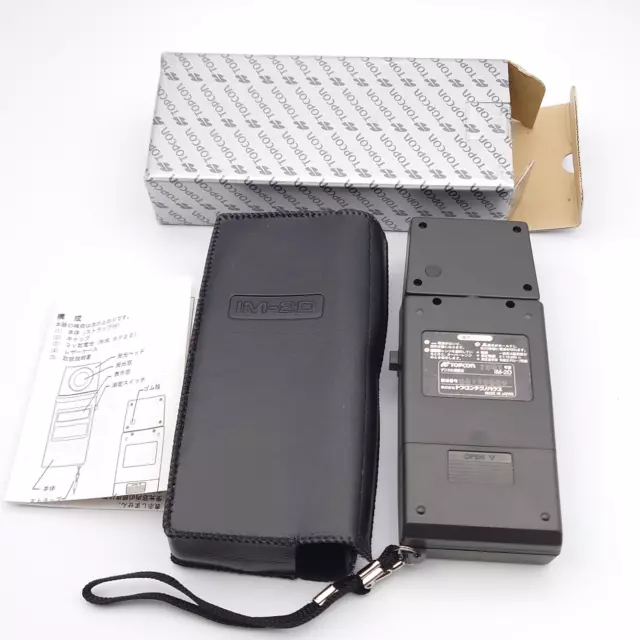Topcon IM-2D Illuminance LUX Meter w/ strap , Box , case From JAPAN [MINT]
