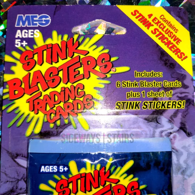 STINK BLASTERS TRADING CARDS 16 PACKS sealed 2002 stink stickers novelty RARE 3