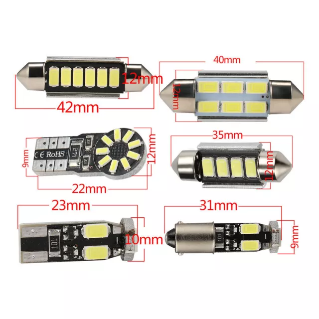 21x SMD LED Innenraumbeleuchtung Für BMW E60 E61 5er komplett Set Xenon Weiss DE