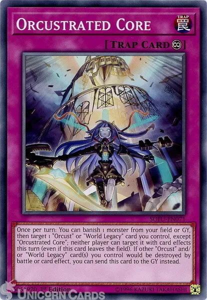 SOFU-EN071 Orcustrated Core Common 1st Edition Mint Yu-Gi-Oh! Card