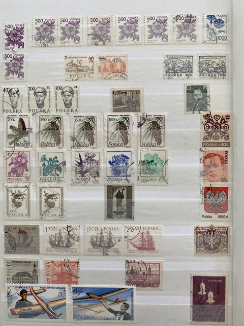 Konvolut 84 Briefmarken Polen Postfrisch & Gestempelt