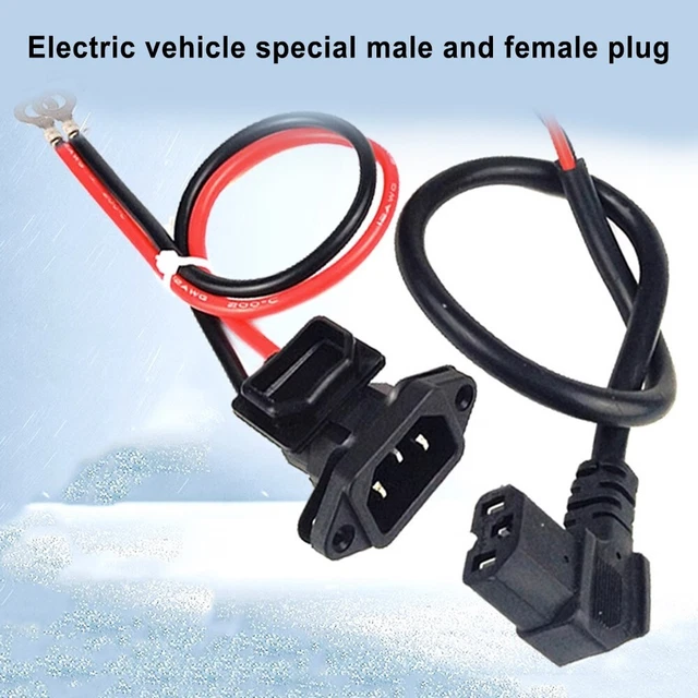 Prise de chargeur de voiture électrique pour enfant avec fil de rechange pour connexion de batterie 6 V 12 V 24 V avec fusible sur faisceau de câblage