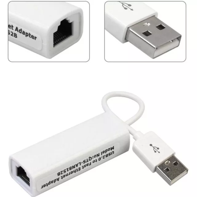 Adapter USB RJ45 Network Card Lan Adapter Ethernet Brand new 10/100 Mbps USB2.0