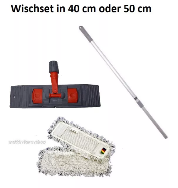 Wischmop Komplett Set in 40 cm oder 50 cm