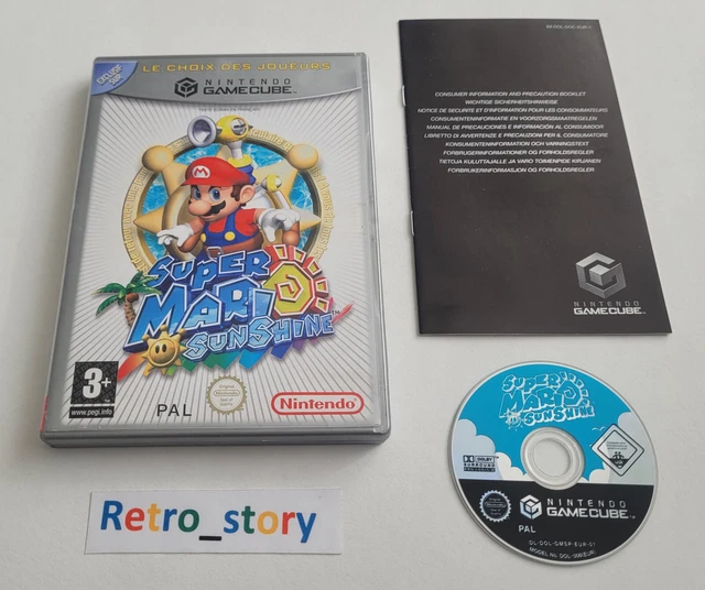 Fiche du jeu Super Mario Sunshine sur Nintendo GameCube - Le Musee des