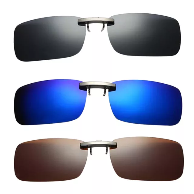 3pcs polarisierte Sonnenbrille Clip On Driving UV400