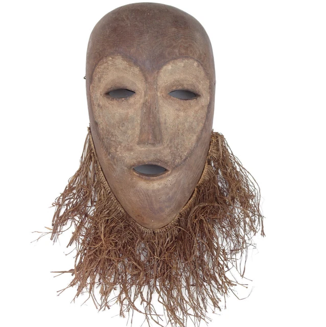 Antique African Lega Bwami Lukwakongo Wooden Mask Congo Tribal Art  - AN1