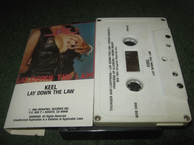 KEEL - LAY Down The Law - CD Rare and Out of Print Ron Keel