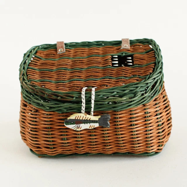 Small 7 1/2" Fishing Creel Home Decor Cabin Father's Day