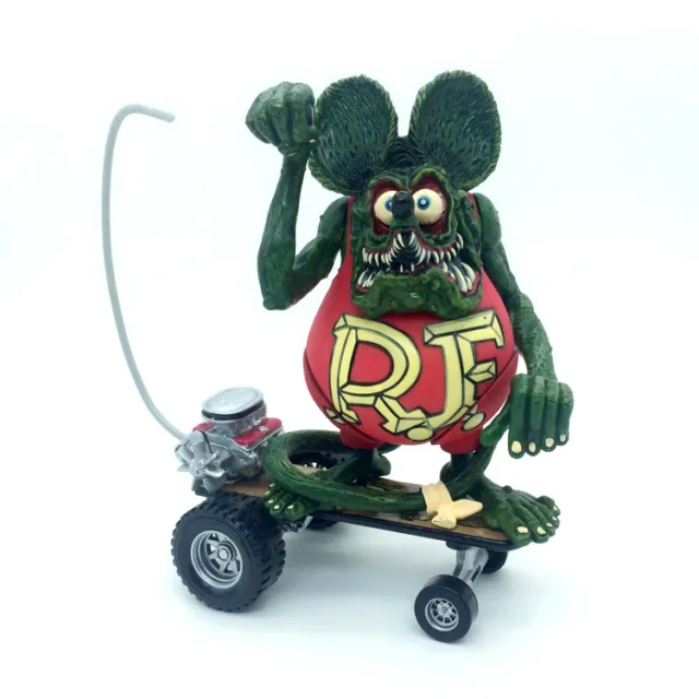 Red Rat Fink Rare New Big Daddy Sidewalk Surfer Ed Roth Skateboard Action Figure