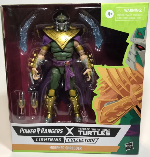 Power Rangers X TMNT Lightning Collection Morphed Shredder Green Ranger MMPR-NEW