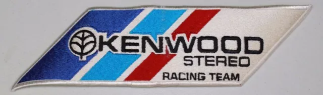 Kenwood Stereo Racing Team Usa Car Auto Cloth Patch Nos Vinatge 1980'S