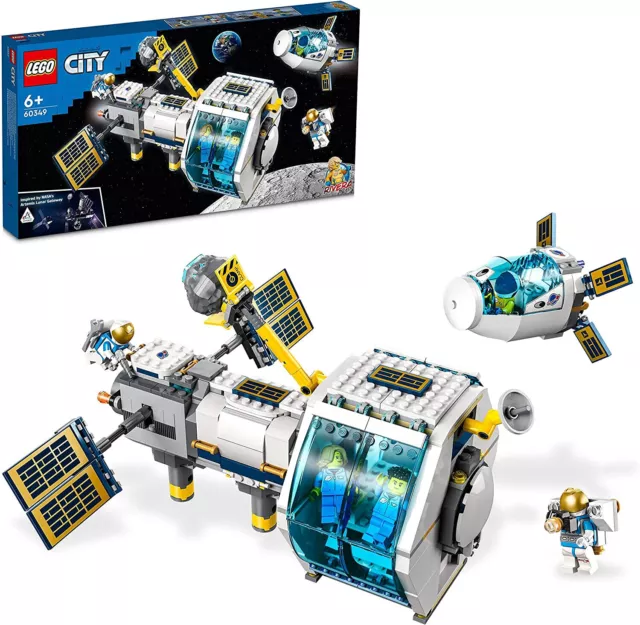 Lego 60349 City Space Port Estación Espacial Nasa Con 5 Figura De Astronautas