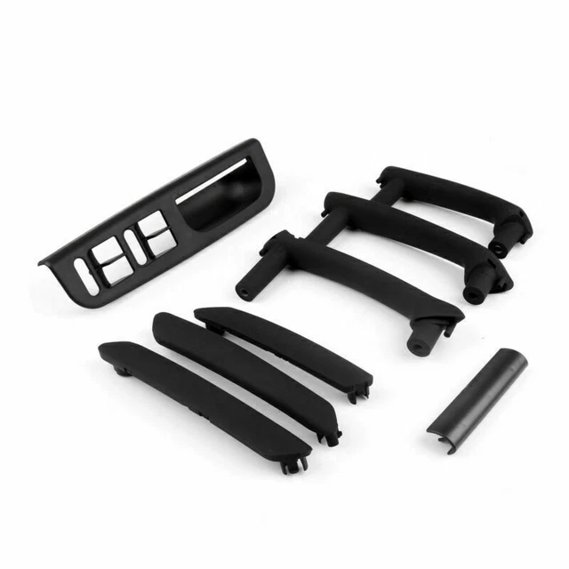 Nero Maniglia Portiera Porte Interne Copertura Per Vw Jetta Golf Bora Mk4 99-05