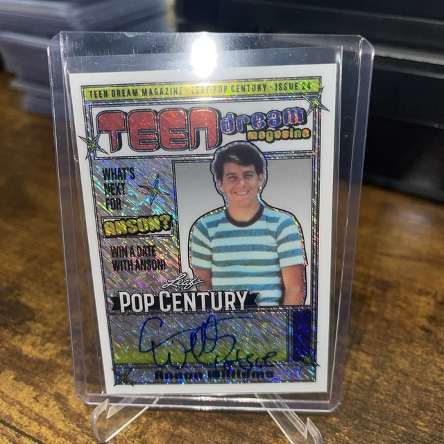 2024 LEAF METAL POP CENTURY AUTO TEEN DREAM ANSON WILLIAMS 1/1 Silver