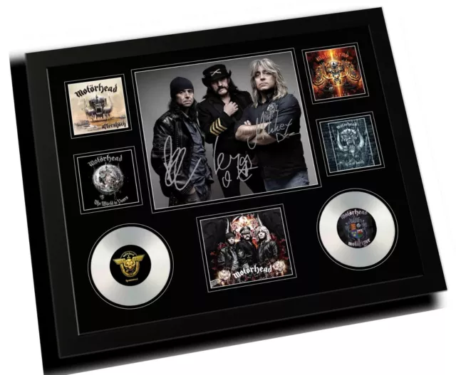 Motorhead Signed Limited Edition Framed Memorabilia 2