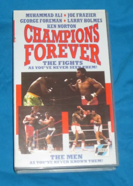 CHAMPIONS FOREVER (1989) VHS Cassette PAL boxing Muhammad Ali George ...