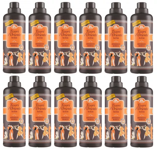 12x Tesori d'Oriente Fior di Loto Weichspüler Konzentriert Lotusblüte Shea 750ml