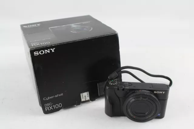 Sony Cybershot DSC-RX100, DIGITAL COMPACT CAMERA w/ Carl Zeiss Lens WORKING