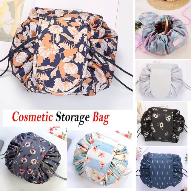 Portable Makeup Drawstring Bag Storage easy Travel lazy Cosmetic Make-up Bags