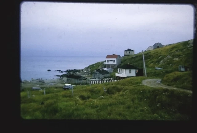 Rocky Coast,St Pierre,France,1964.Vtg Kodachrome 35 Mm Photo Slide*C5