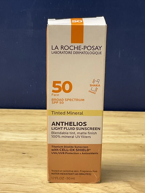 Líquido protector solar ultraligero teñido mineral La Roche-Posay Anthelios - 1,7 oz