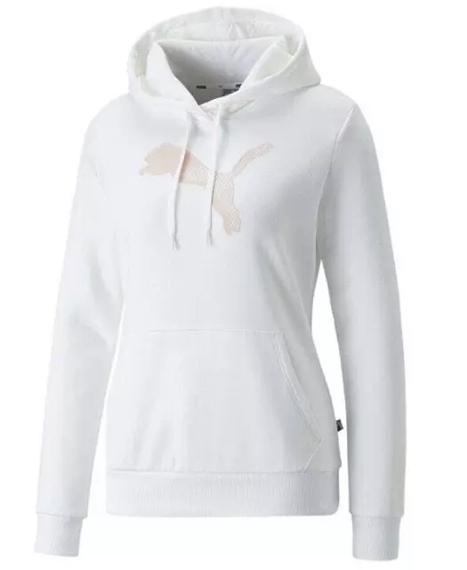NEW WOMENS PUMA Power Graphic Hoody Hoodie White Size XS SALE 14.99 PicClick UK