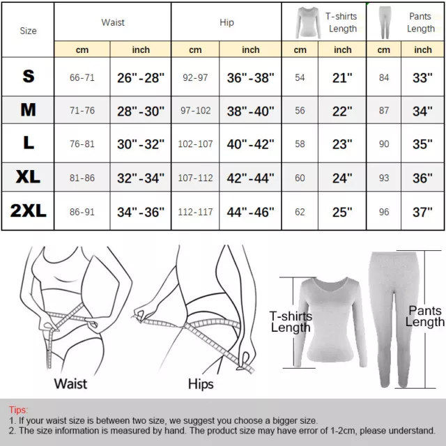 Thermal Underwear Women Long Johns Base Layer Comfortable Tops&Bottom Seamless 2