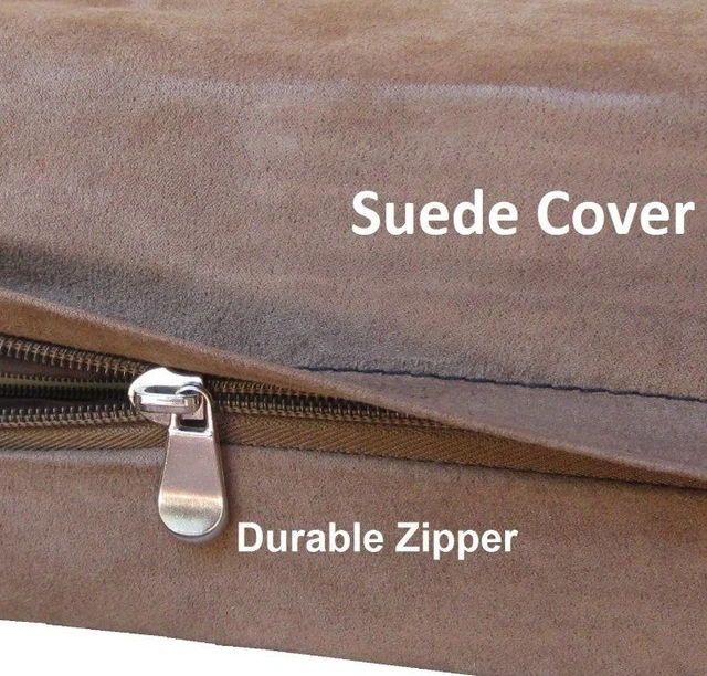 Replacement Dog Bed Duvet Cover - Small Medium to Extra Large Pet - Suede Brown