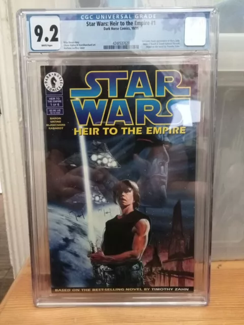 Star Wars Heir to the Empire #1 CGC 9.2 WP 1st Thrawn Mara Jade 1995 Dark Horse