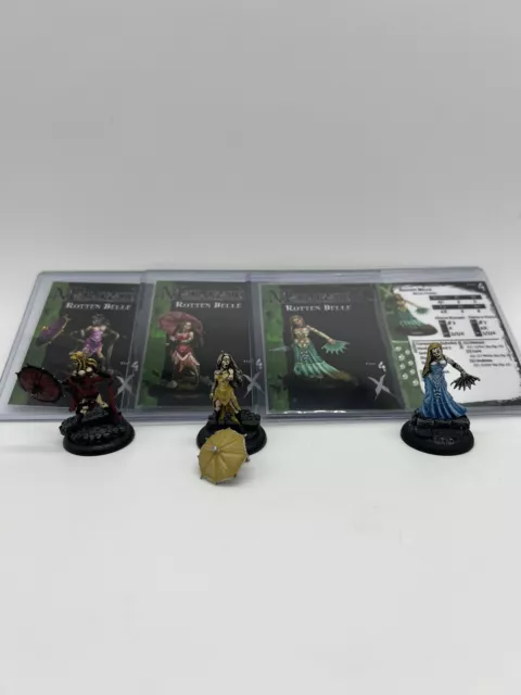 Rotten Belles x3 Malifaux Resurrectionists Wyrd Painted