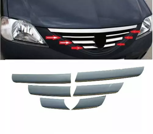 Profils Cadres Moulures Grille Avant Pare-Chocs pour Dacia Logan 2005-09