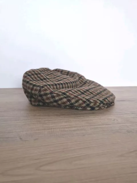 STRATHANAN TWEED FLAT Cap Vintage 100 Wool Blend Gents Headwear Size L 59 16.99 PicClick UK