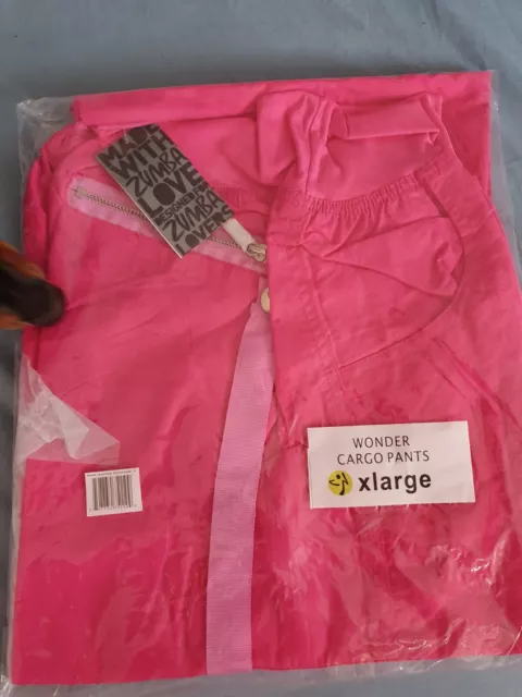 Zumba Wonder Cargo Pants. Pink. XL 2