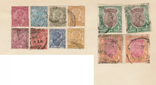 (F03) Briefmarken Indien aus den 1930ern