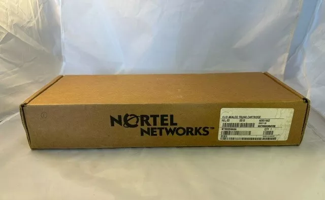 Nortel Meridian Modular CLID Analog Trunk Card NTBB30AAAA, New