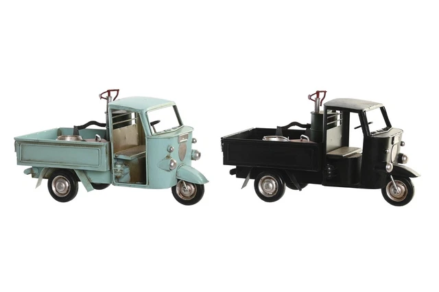 APE CAR MOTO Ruote Con Cassone Da Trasporto In Latta Motoretta