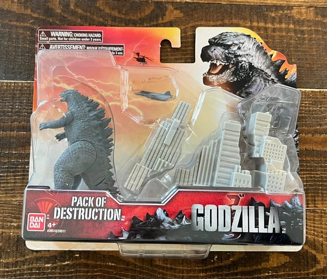 2014 Bandai Godzilla Pack Of Destruction - Rare - HTF - Sealed
