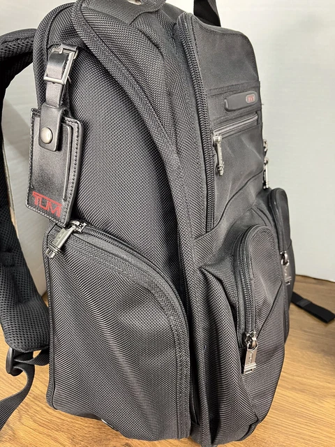 Tumi Backpack Alpha Bravo Black Briefcase Ballistic Nylon Laptop Case