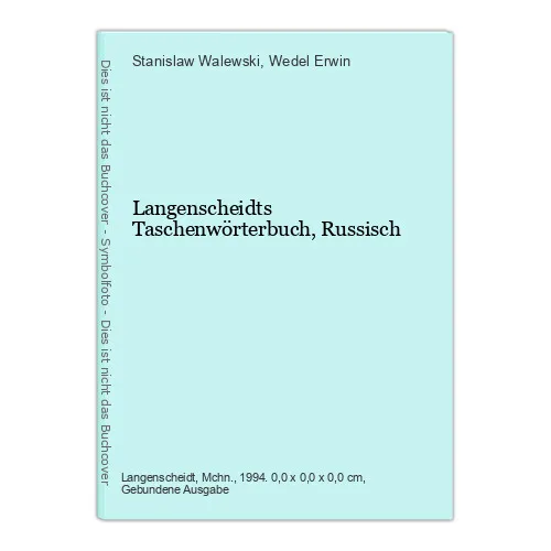 Langenscheidts Taschenwörterbuch, Russisch Walewski, Stanislaw; Wedel Erwin: