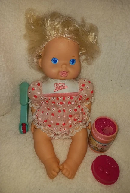 VTG KENNER BABY All Gone Doll Spoon Jar of Cherries 1991 Rare