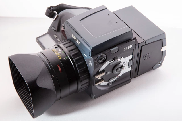 Sinarback eMotion 75 con cámara Sinar hy6 y lente AFD PQS 80 mm