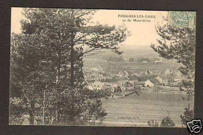 Pougues-les-eaux (58) villas vu du mont-frost in 1906