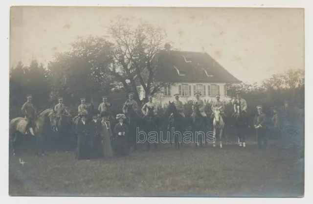 Foto 3. Schlesisches Dragoner-Regiment Nr. 15 in Hagenau i.Els.1.WK (3563)