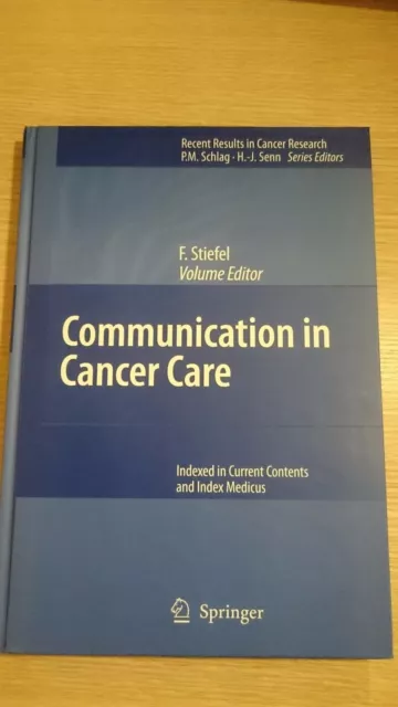 Communication in Cancer Care - Ex Library Book, very good